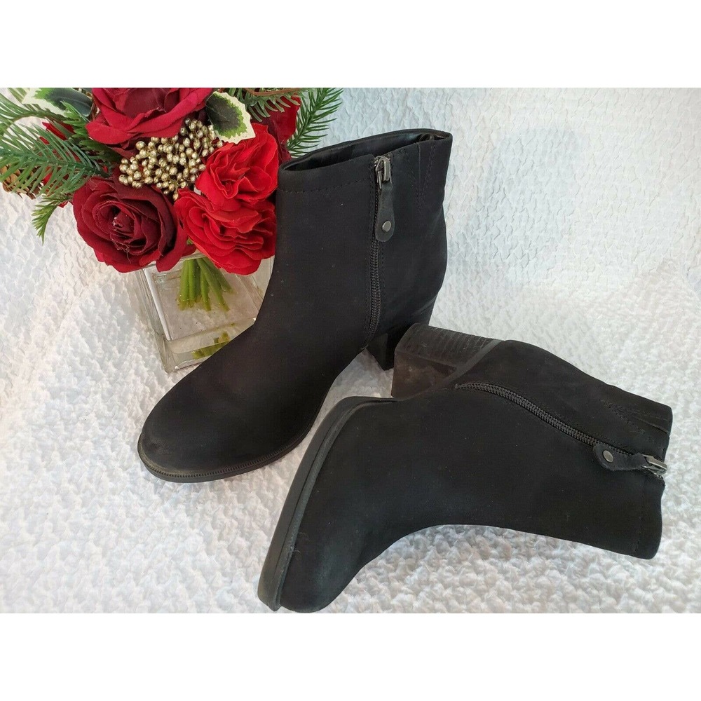 Rockport Natashya Ankle Bootie Size 7 Black Suede